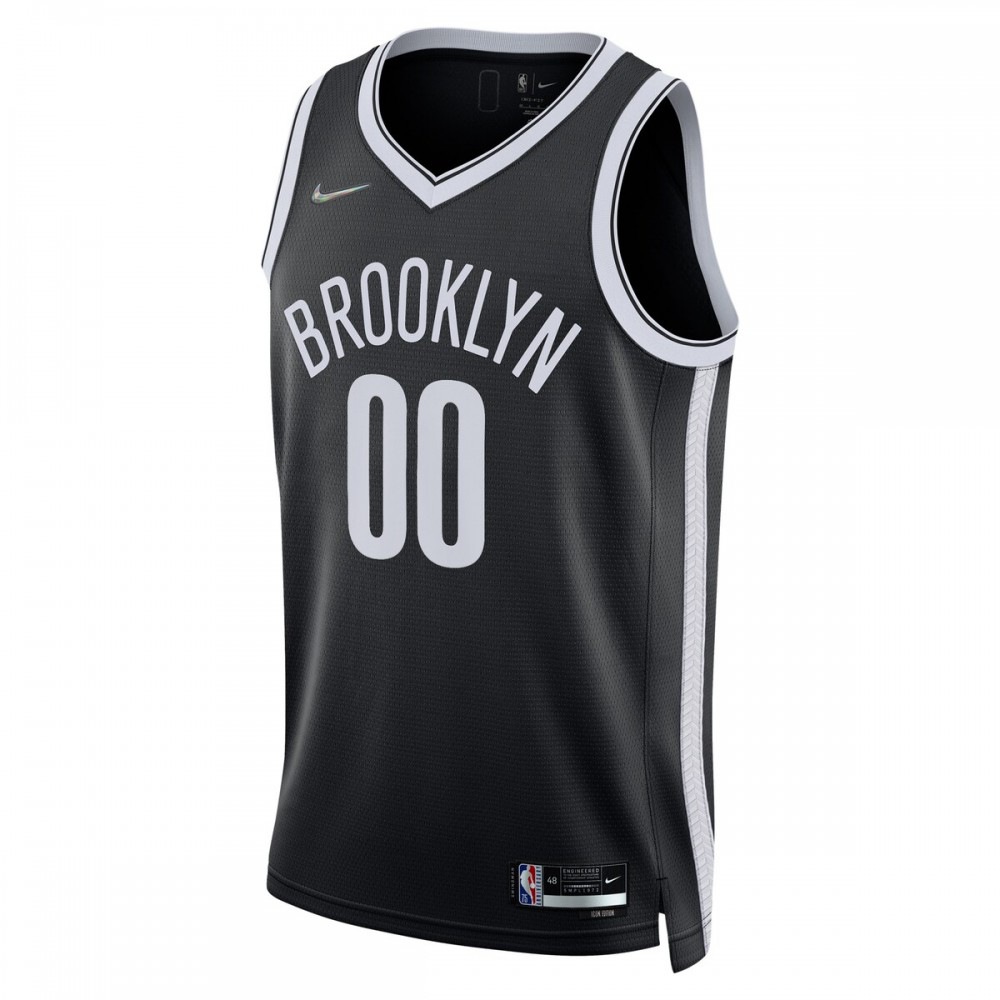 Brooklyn Nets 2021/22 Diamond Swingman Custom Jersey - Icon Edition - Black-Pro Kit Vault | Brand New 26/27 Sports Jerseys